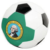 Bal de football patriotique avec drapeau de l'État (3/4)