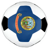 Bal de football patriotique avec Drapeau de l'Idah (Tourné)