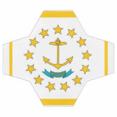 Bal de football patriotique avec drapeau de l'île (Plat)