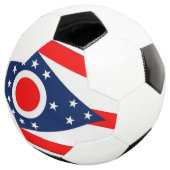 Bal de football patriotique avec Drapeau de l'Ohio (3/4)