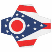 Bal de football patriotique avec Drapeau de l'Ohio (Plat)