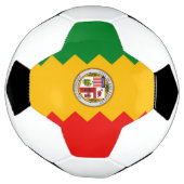 Bal de football patriotique avec drapeau de Los An (Tourné)