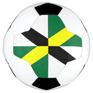 Bal de football patriotique avec drapeau de Monter