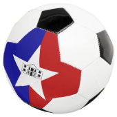 Bal de football patriotique avec drapeau de San An (3/4)