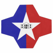 Bal de football patriotique avec drapeau de San An (Plat)