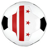 Bal de football patriotique avec drapeau de Washin (Tourné)