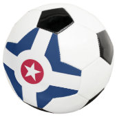 Bal de football patriotique avec drapeau d'Indiana (3/4)