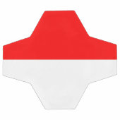 Bal de football patriotique avec drapeau d'Indonés (Plat)