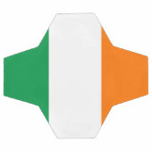 Bal de football patriotique avec drapeau d'Irlande (Plat)