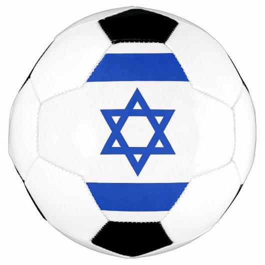 Bal de football patriotique avec drapeau d'Israël (Devant)