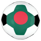 Bal de football patriotique avec drapeau du Bangla (Tourné)
