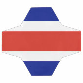 Bal de football patriotique avec drapeau du Costa  (Plat)