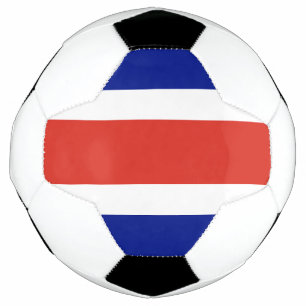 Bal de football patriotique avec drapeau du Costa