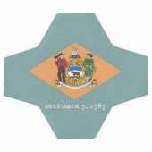 Bal de football patriotique avec drapeau du Delawa (Plat)