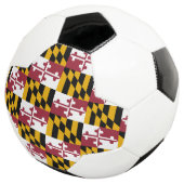 Bal de football patriotique avec Drapeau du Maryla (3/4)