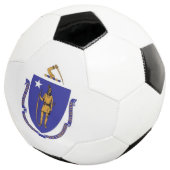 Bal de football patriotique avec drapeau du Massac (3/4)