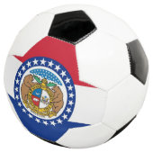 Bal de football patriotique avec drapeau du Missou (3/4)