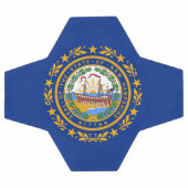 Bal de football patriotique avec drapeau du New Ha (Plat)