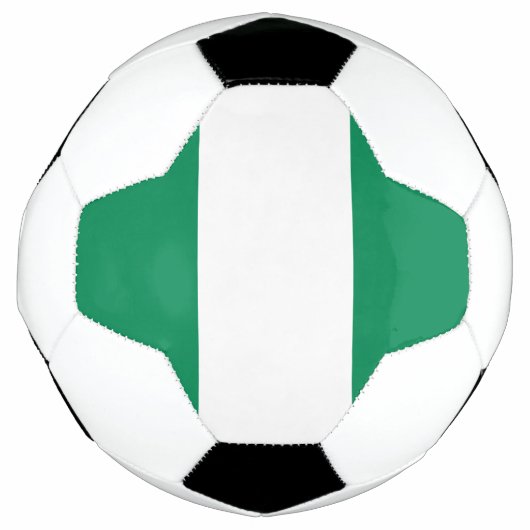 Bal de football patriotique avec drapeau du Nigeri (Devant)