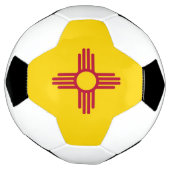 Bal de football patriotique avec drapeau du Nouvea (Tourné)