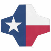 Bal de football patriotique avec drapeau du Texas (Plat)
