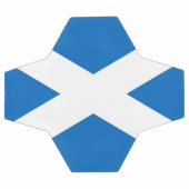 Bal de football patriotique avec drapeau écossais (Plat)