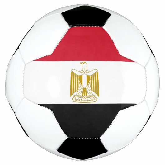 Bal de football patriotique avec drapeau égyptien (Devant)