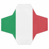 Bal de football patriotique avec drapeau italien (Plat)