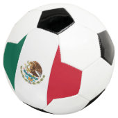 Bal de football patriotique avec drapeau mexicain (3/4)