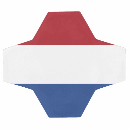 Bal de football patriotique avec drapeau Pays-Bas (Plat)