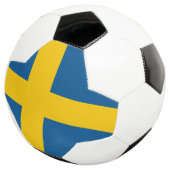 Bal de football patriotique avec drapeau suédois (3/4)