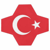 Bal de football patriotique avec drapeau turc (Plat)