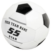 Bal de football pour enfants avec équipe, nom, num (3/4)