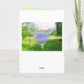 Bal de golf Brother Martini Bonne carte d'annivers (Dos)