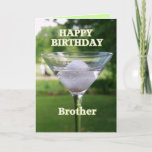 Bal de golf Brother Martini Bonne carte d'annivers<br><div class="desc">Brother Martini Golf Ball Birthday CardGolf est une excellente excuse pour fêter un anniversaire au dix-neuvième trou!</div>