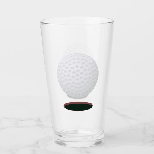 Bal de golf et trou de verre (Devant)