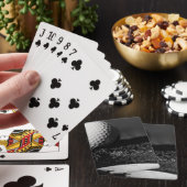 Bal de golf noir et blanc - Cartes de jeu personna (In Situ)