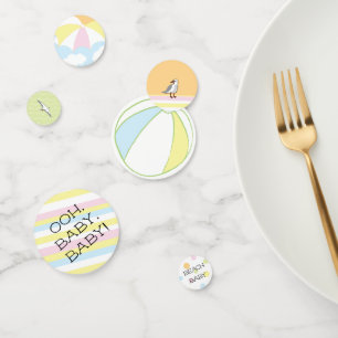 Bal De Plage De baby shower Confetti