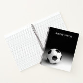 Bal de soccer Carnet Spiral Personnalisé (Intérieur)