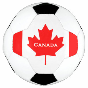 Bal de soccer du drapeau canadien