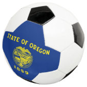 Bal de soccer patriotique avec drapeau de l'Oregon (3/4)