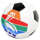 Bal de soccer patriotique avec drapeau de Saint-Pé (3/4)