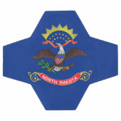 Bal de soccer patriotique avec drapeau du Dakota d (Plat)