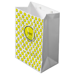 Bal de tennis Jaune White Sports Sac cadeau