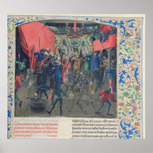 Bal des Ardents', Charles wordt gered Poster