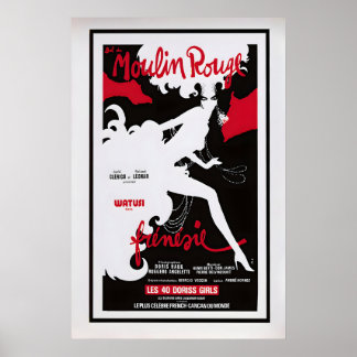 Bal du Moulin Rouge Frénésie by Rene Gruau Poster