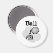 Bal en ketting bruidegom magneet (Voorkant / Achterkant)