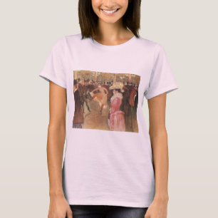 Bal in de Nachtclub door Toulouse Lautrec T-shirt