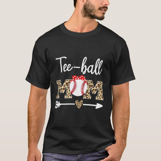 Bal Moeder Moederdag Bal Moeder Luipaard Bal T-shirt (Voorkant)