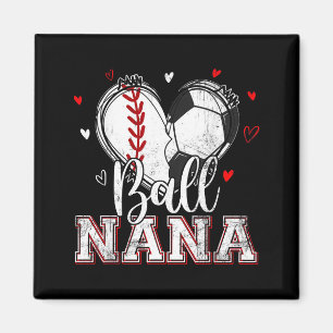Bal nana honkbal voetbal hart nana van beide magneet